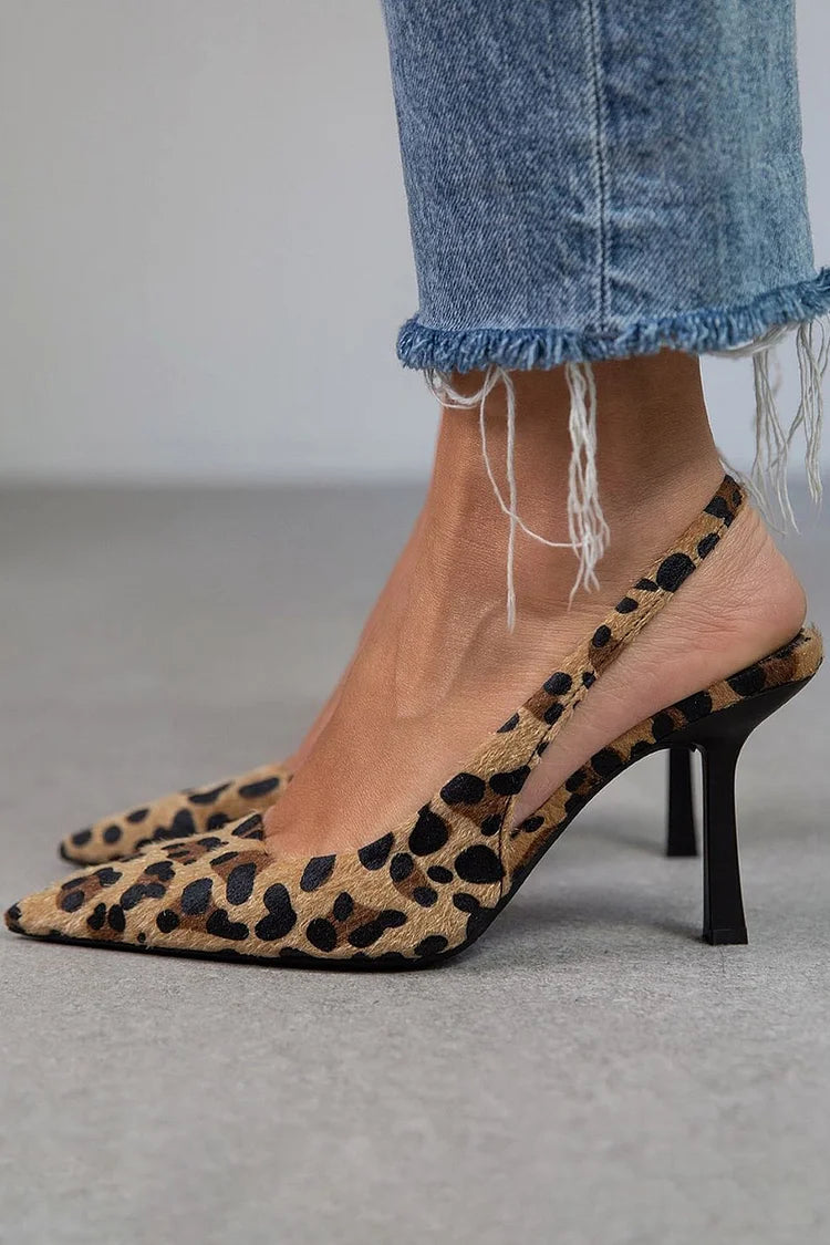 LEONORA | Elegant animal print court shoes for a bold style
