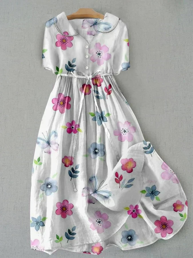 Gesine - Floral Dress with Waistband