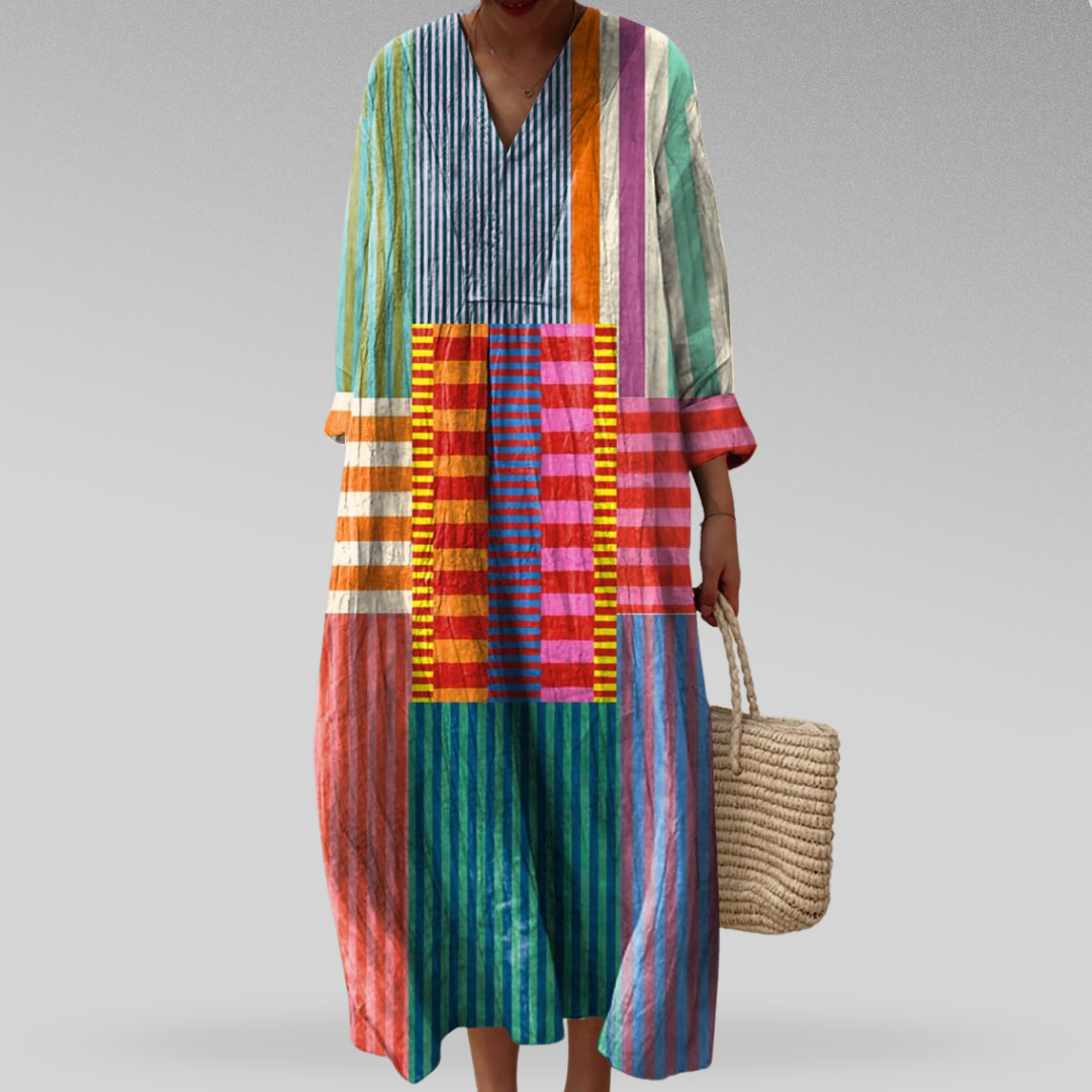 BEAULYN | ELEGANT COLOURFUL DRESS