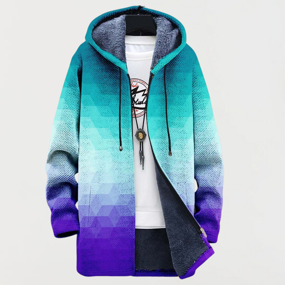 Adèle | Hexagonal Gradient Cardigan