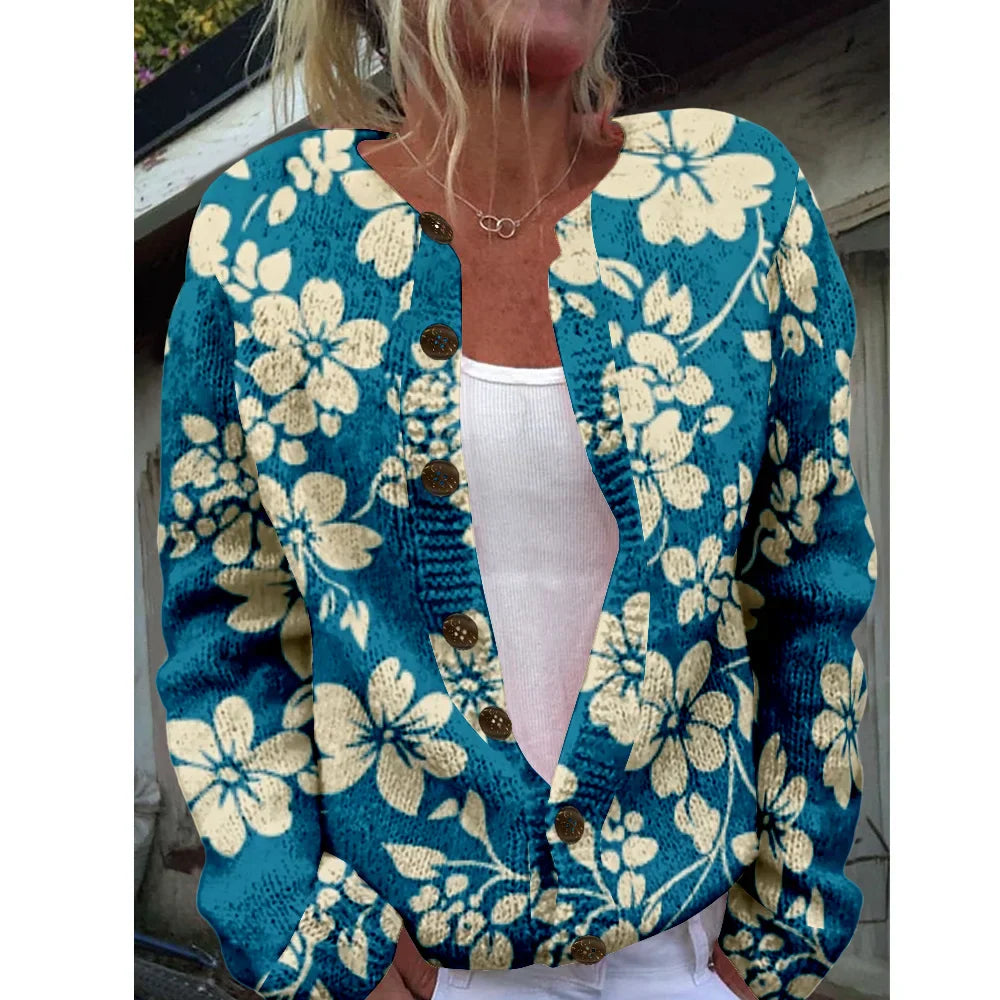 Maren | Chic Printed Cardigan
