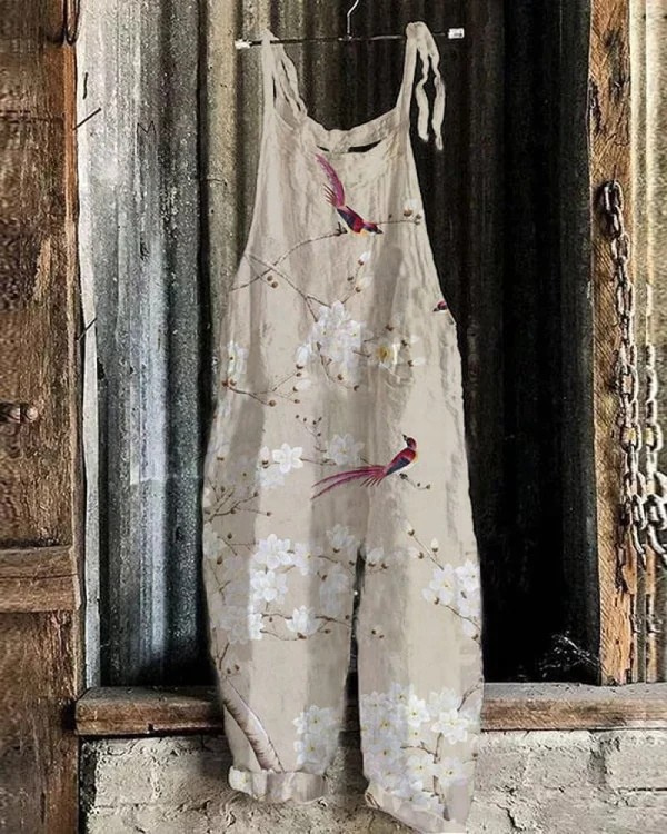 SOLEA | Light, Handcrafted Jumpsuit with Spring Print