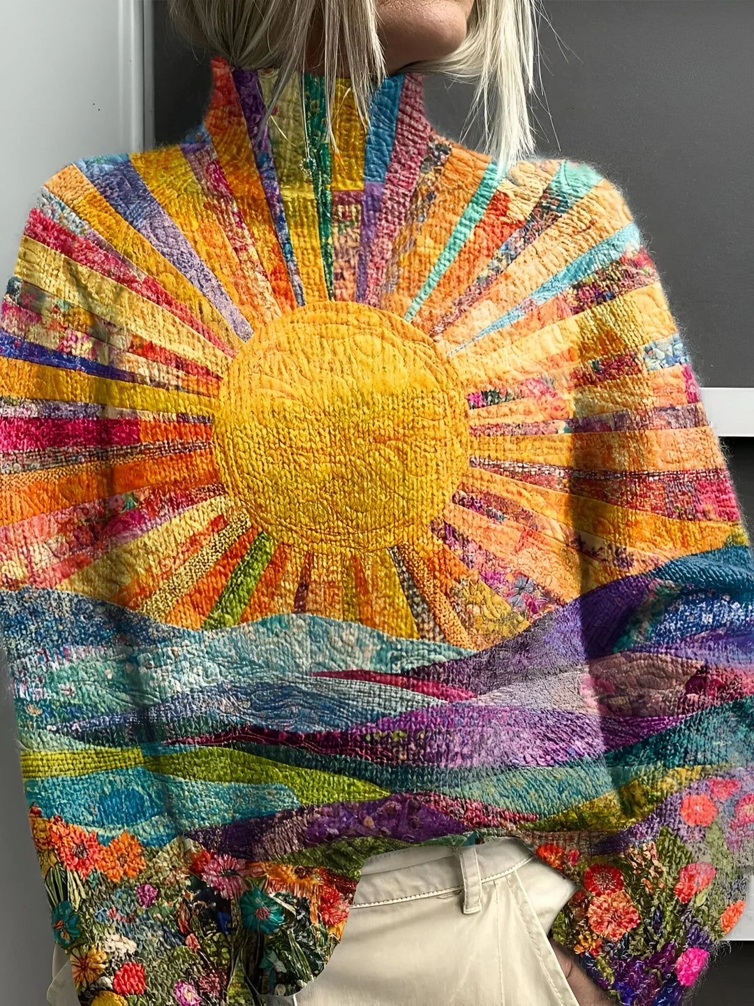 Livia | Colourful Turtleneck
