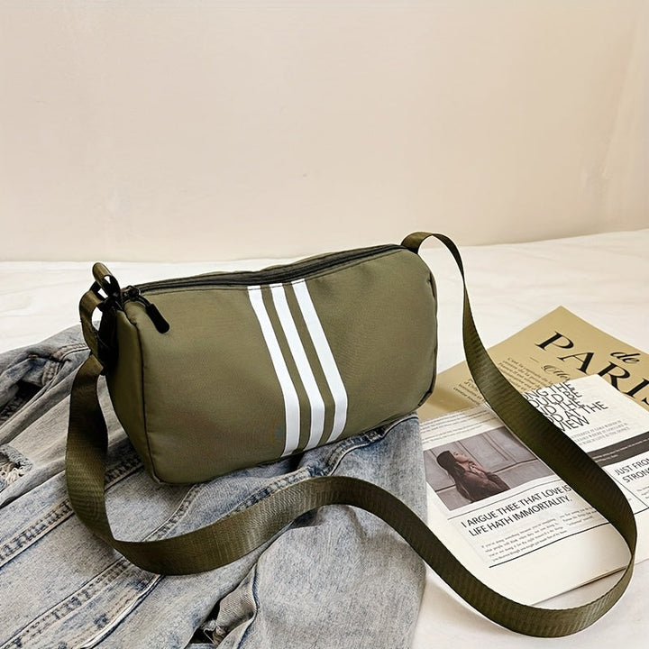 Women's Casual Striped Shoulder Bag