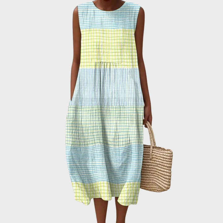 Rebecca – Classic Cotton Midi Dress