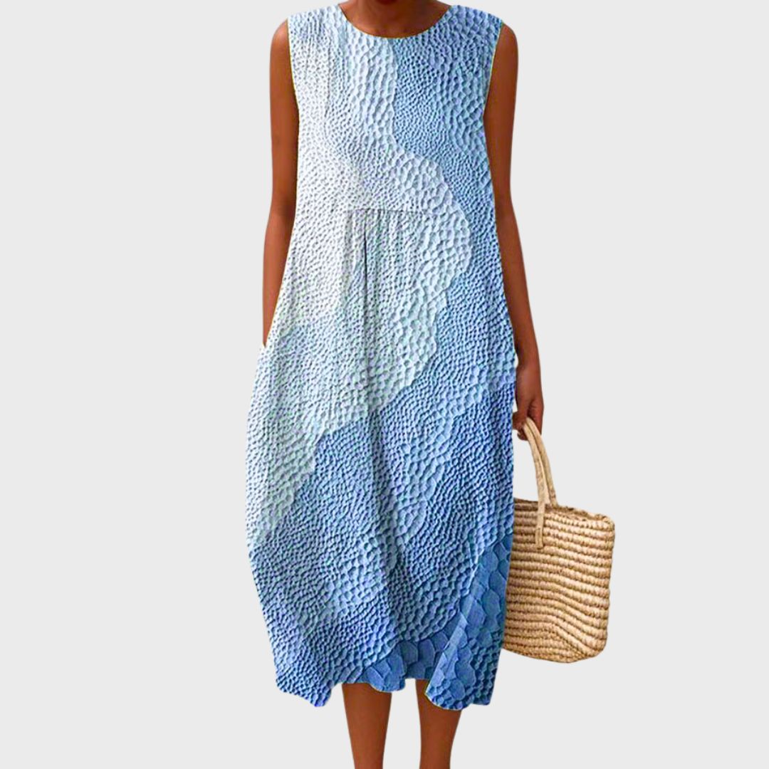 Rebecca – Classic Cotton Midi Dress