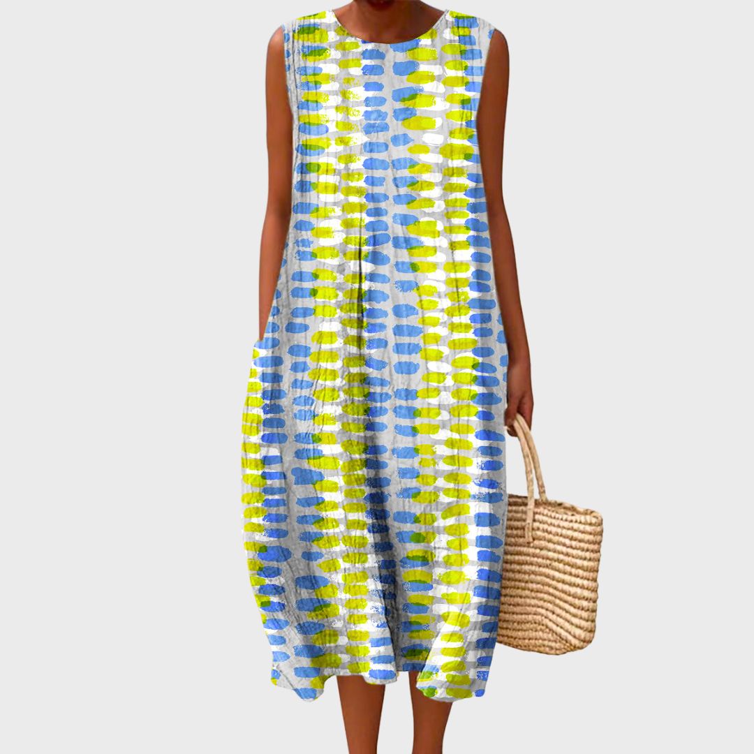 Rebecca – Classic Cotton Midi Dress