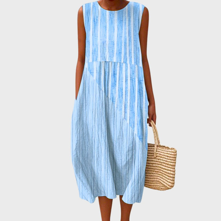 Rebecca – Classic Cotton Midi Dress