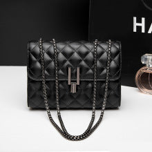 Elegant Mini Tartan Black Crossbody Bag