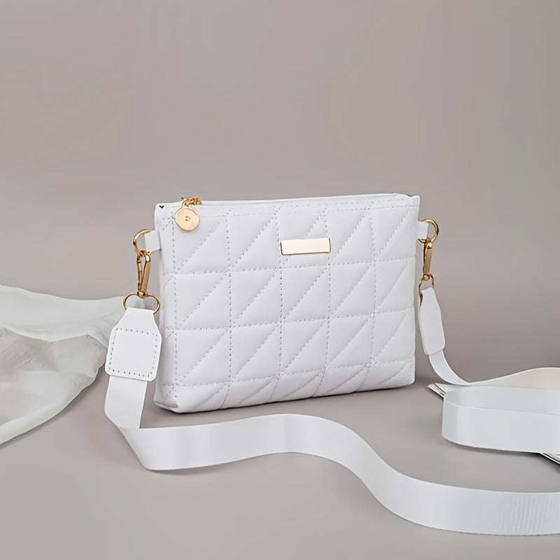 Fashionable Striped Shoulder/Crossbody Bag