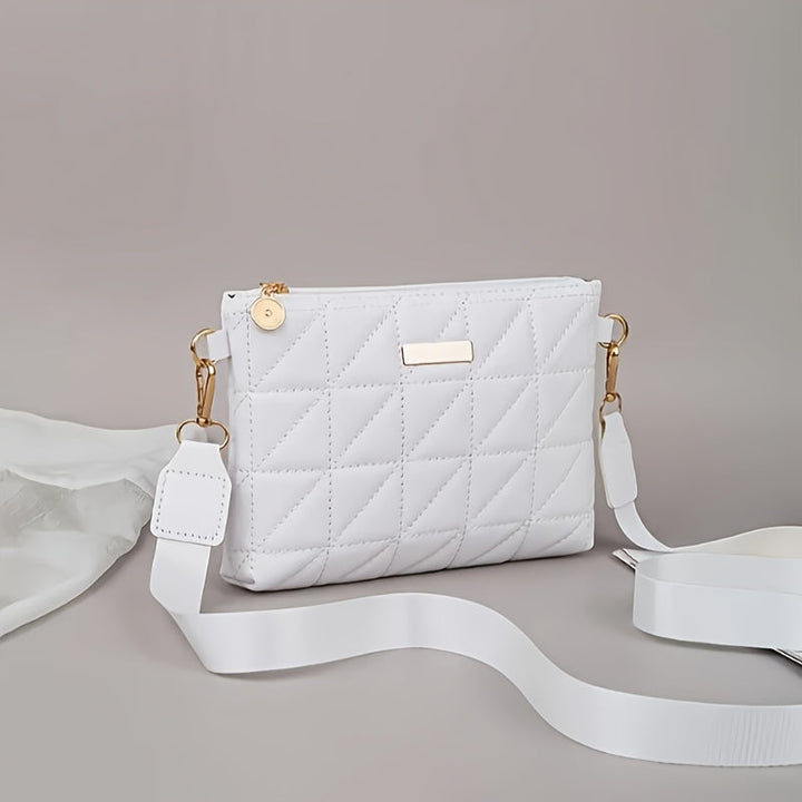 Fashionable Striped Shoulder/Crossbody Bag