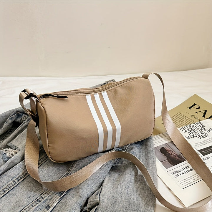 Women's Casual Striped Shoulder Bag