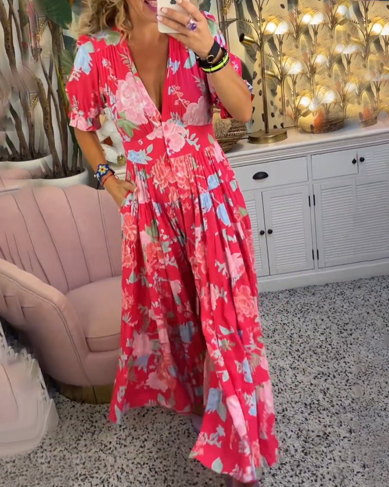 COLLEEN | ELEGANT VIBRANT DRESS