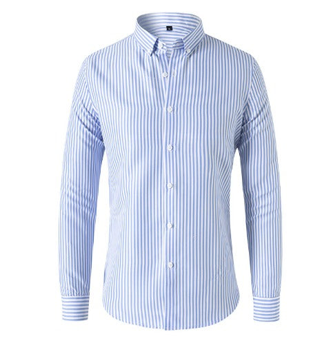 Andrew – Long Sleeve Striped Slim-Fit Shirt