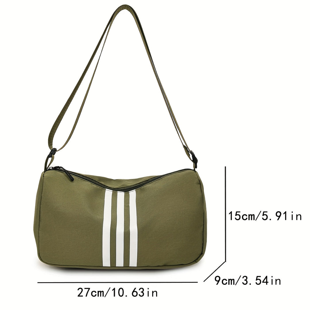 Women's Casual Striped Shoulder Bag