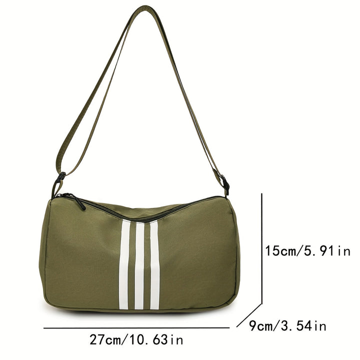 Women's Casual Striped Shoulder Bag