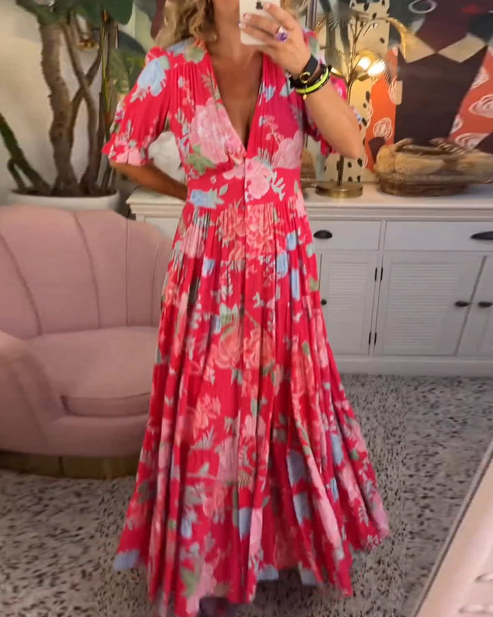 COLLEEN | ELEGANT VIBRANT DRESS