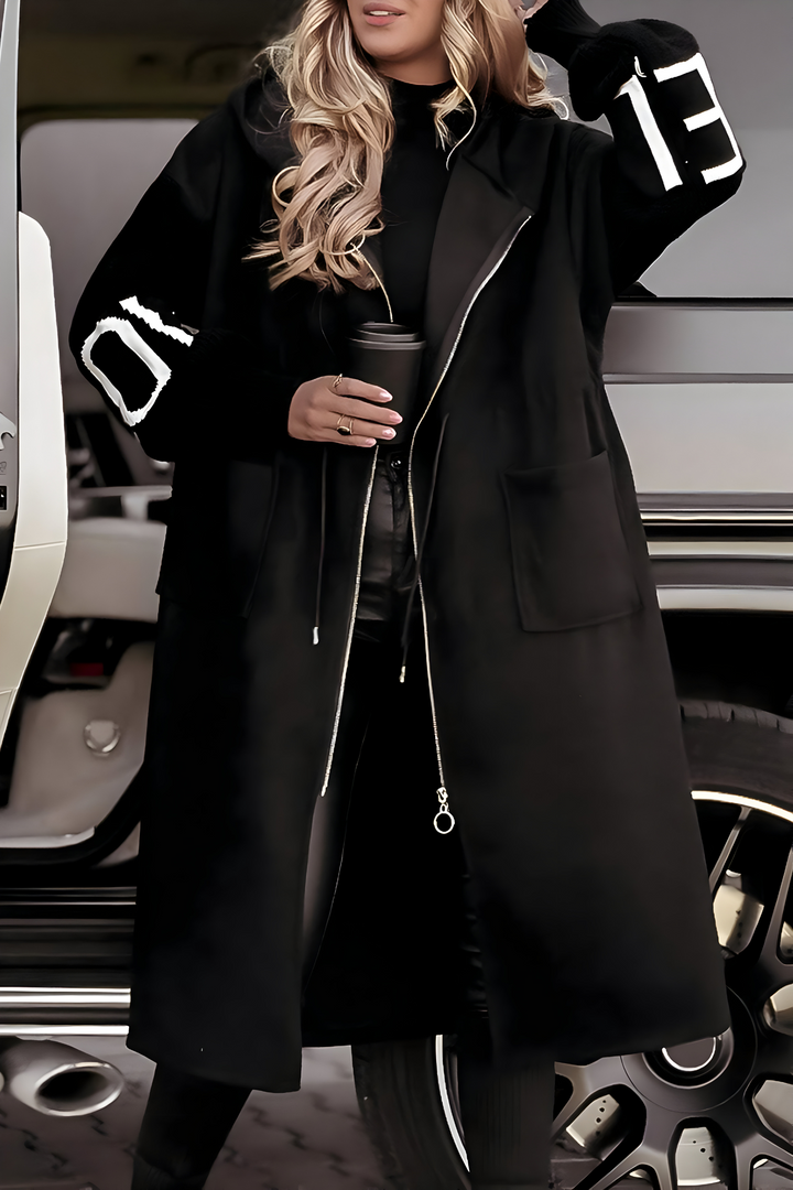 Arissa – Elegant Hooded Coatigan