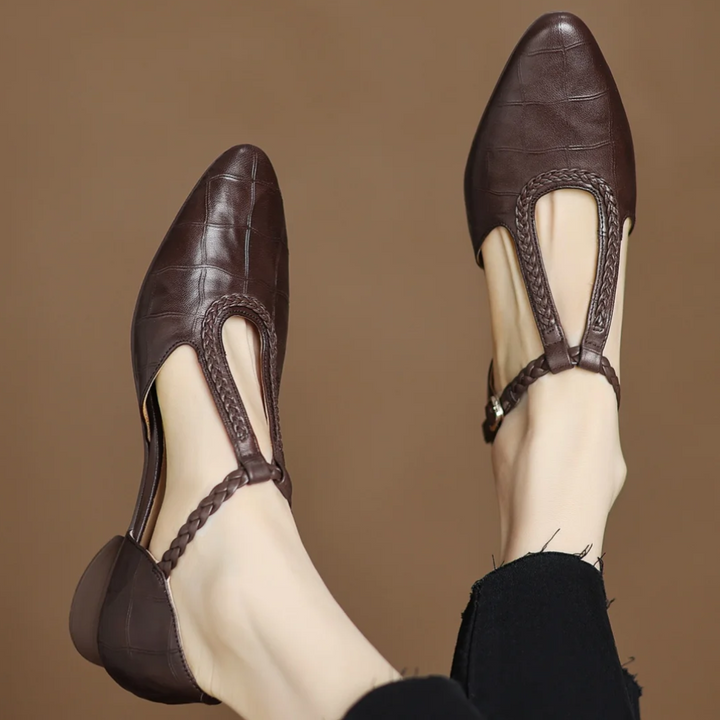 Elena – Classic Leather Flats