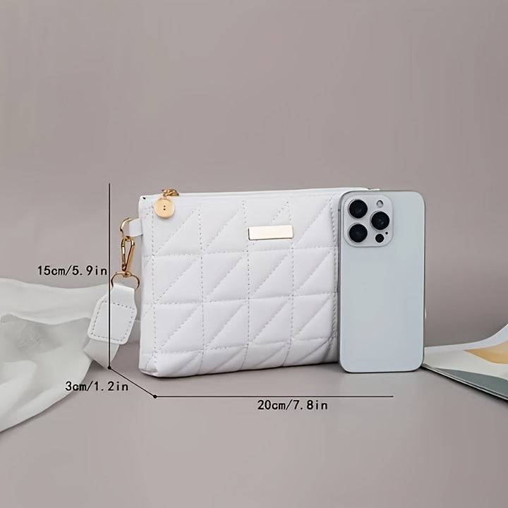 Fashionable Striped Shoulder/Crossbody Bag