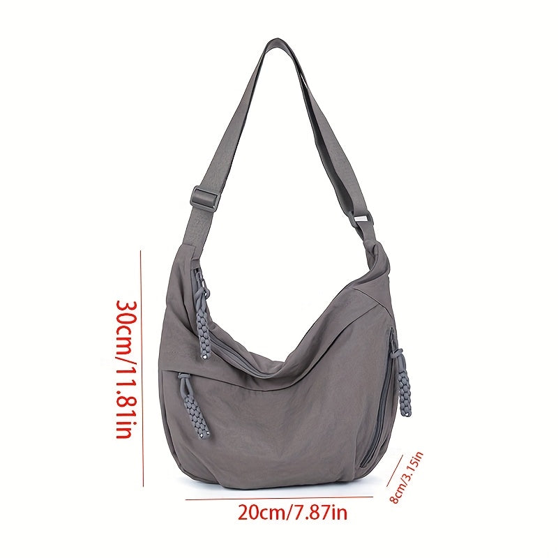 Elegant Nylon Shoulder Bag for Women
