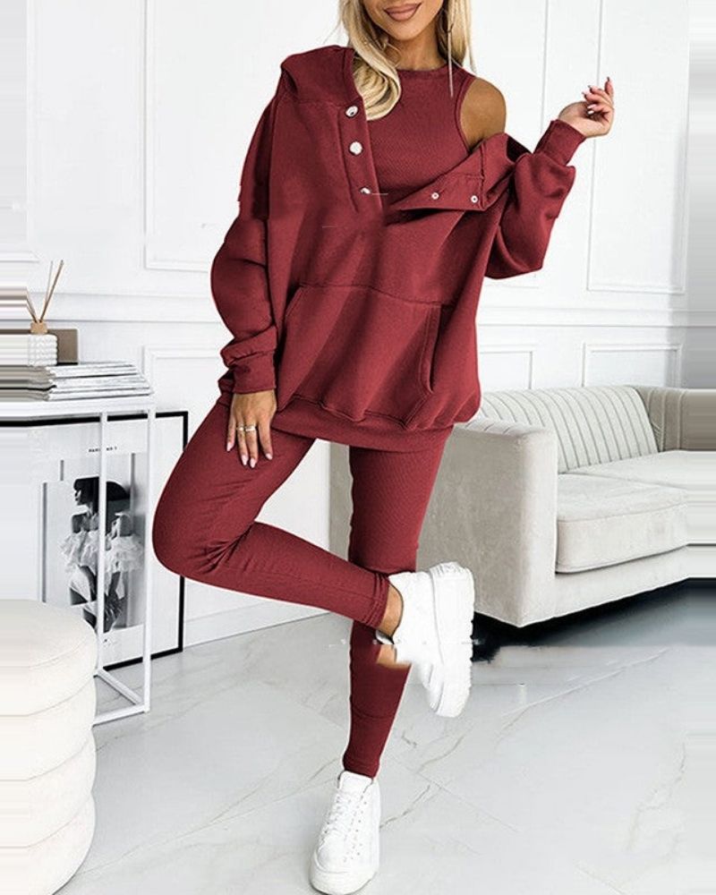 ALENA - Casual sweatshirt and trousers set