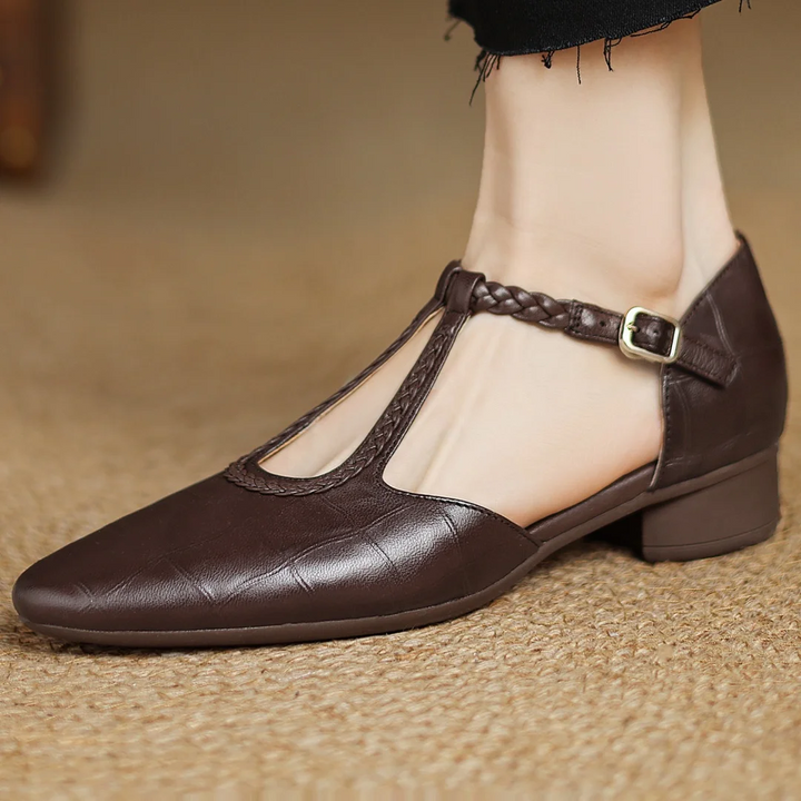 Elena – Classic Leather Flats