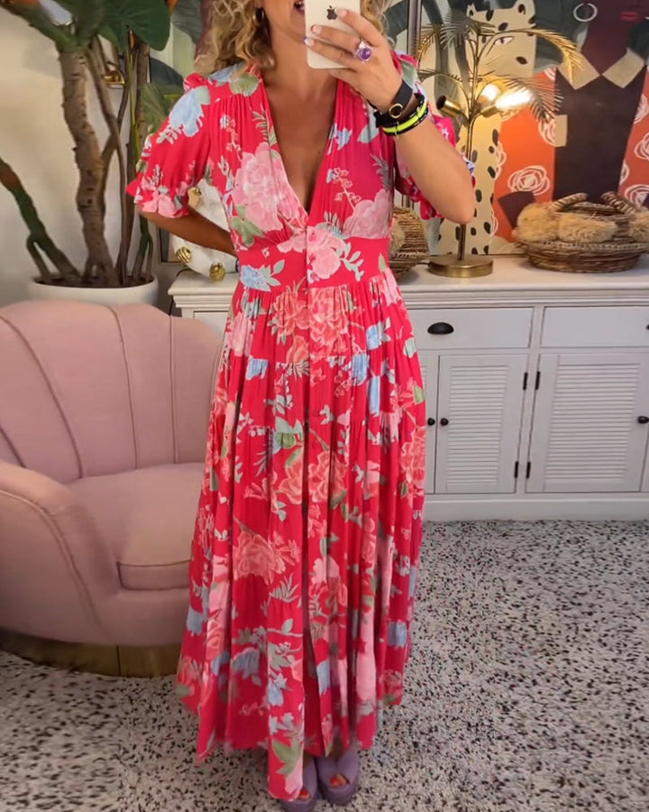 COLLEEN | ELEGANT VIBRANT DRESS