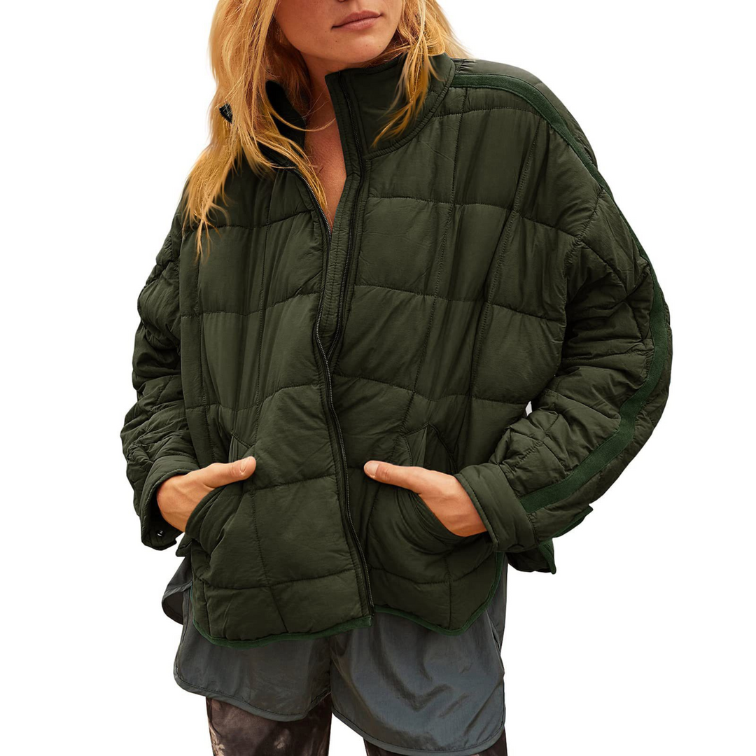 Isla – Lightweight Compact Zip Puffer Jacket