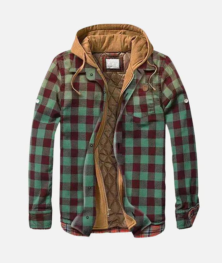 Lucas – Stylish Patchwork Plaid Jacket