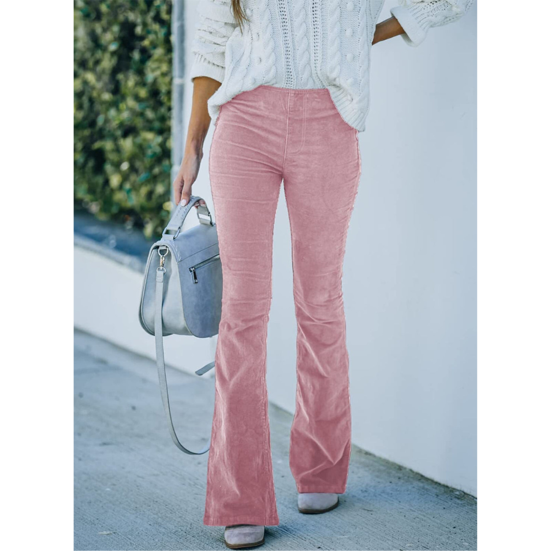 Danyca - Corduroy Flare Pants for Retro-Inspired Outfits