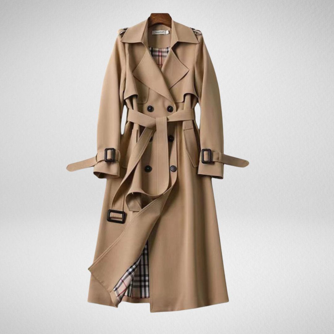 Donna – Chic Longline Trench Coat