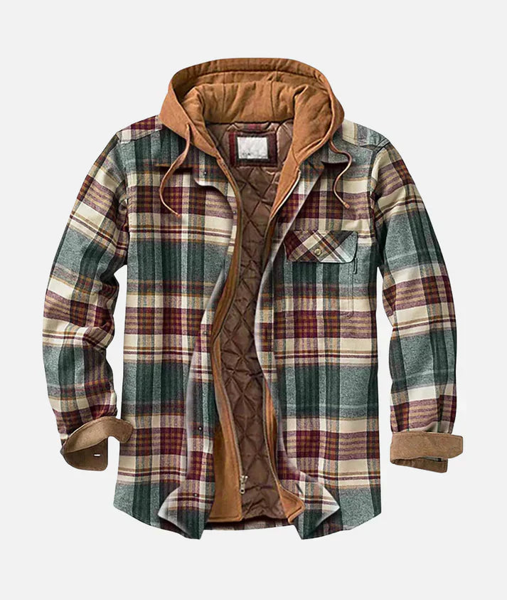 Lucas – Stylish Patchwork Plaid Jacket