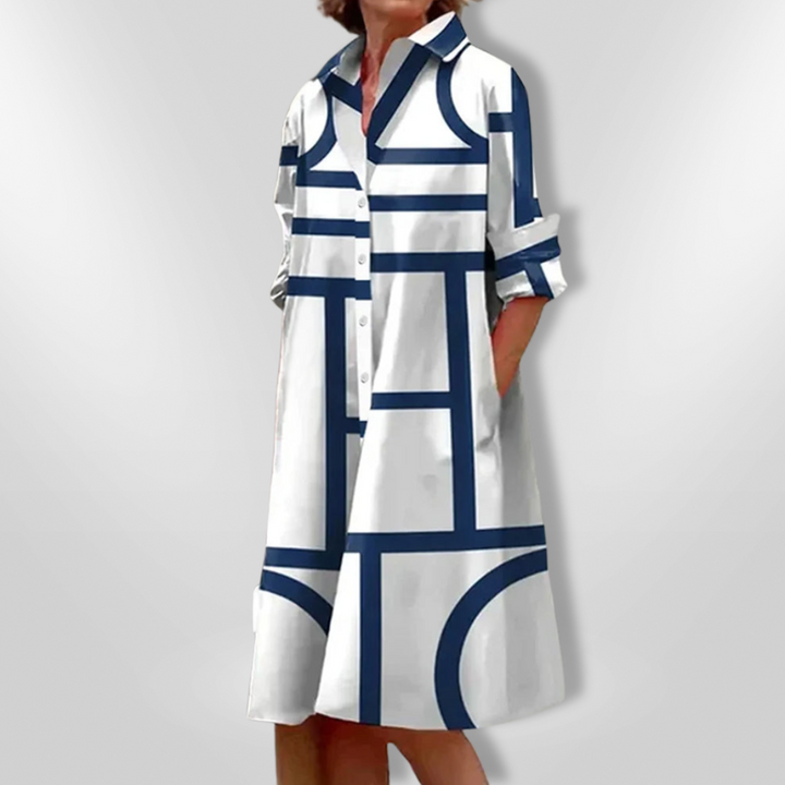 CALIS | ELEGANT DRESS WITH PATTERN