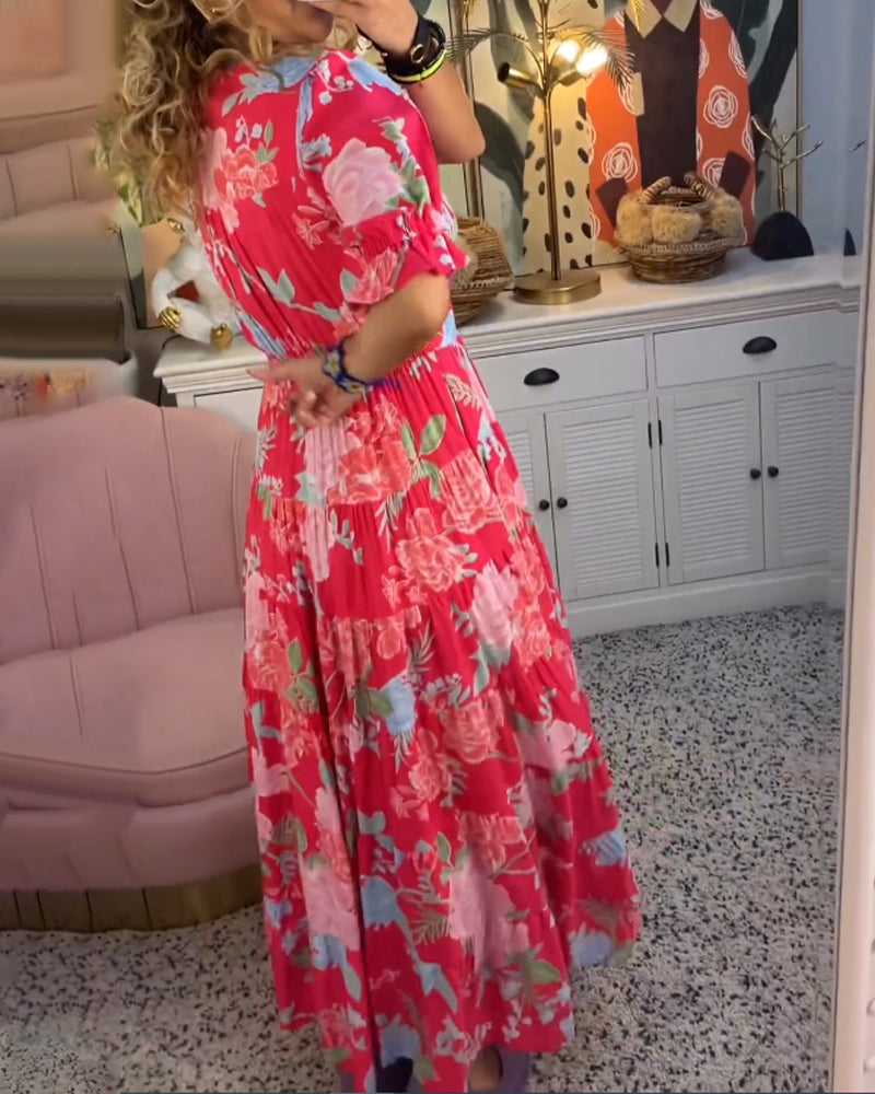 COLLEEN | ELEGANT VIBRANT DRESS