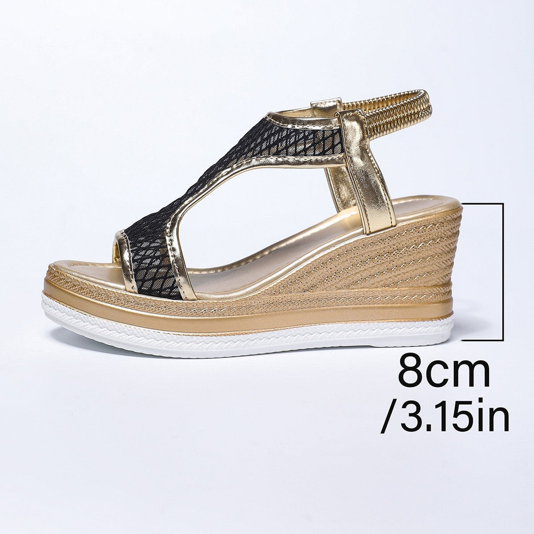 Venuss – Elegant Orthopaedic Wedge Slip-On Sandals