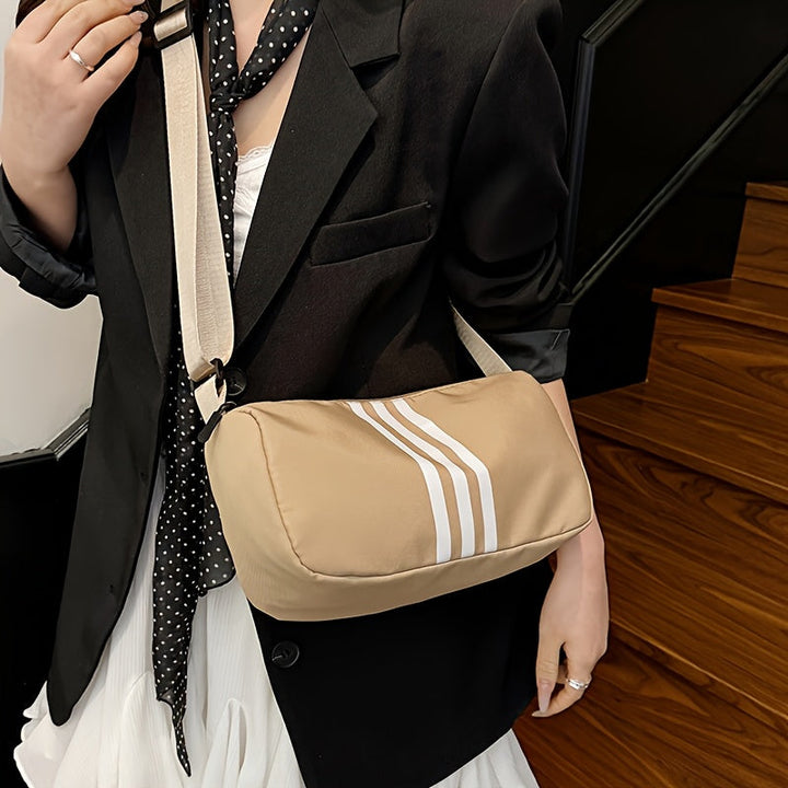 Women's Casual Striped Shoulder Bag