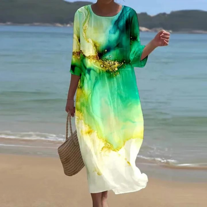 VILMA | ELEGANT DRESS WITH TUMMY COVERAGE