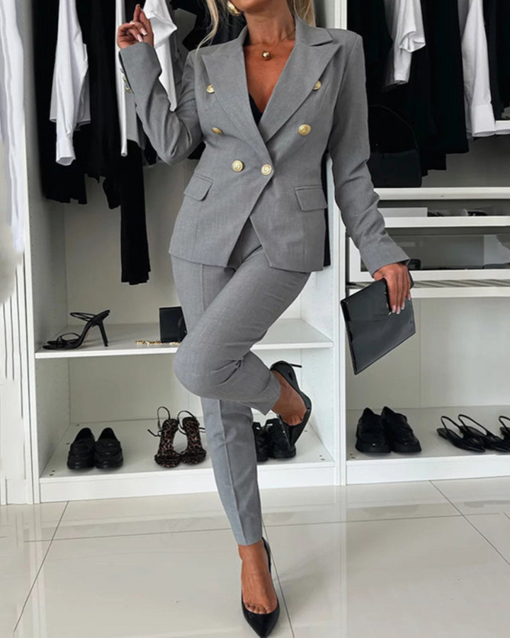 CHARIA - ELEGANT BLAZER AND TROUSERS SET