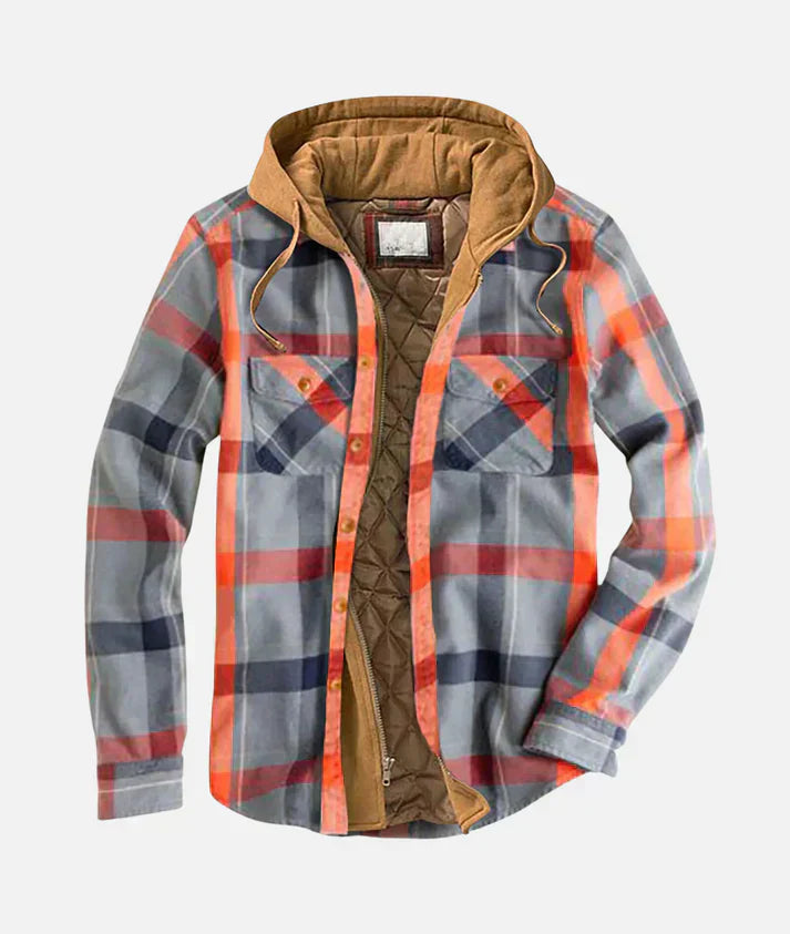 Lucas – Stylish Patchwork Plaid Jacket