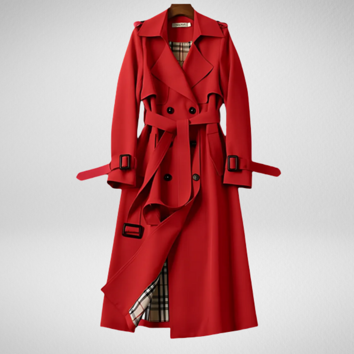 Donna – Chic Longline Trench Coat
