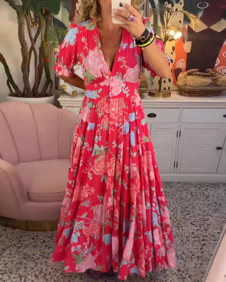 COLLEEN | ELEGANT VIBRANT DRESS