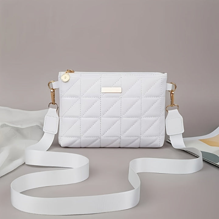 Fashionable Striped Shoulder/Crossbody Bag