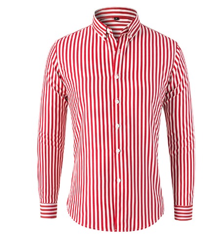 Andrew – Long Sleeve Striped Slim-Fit Shirt