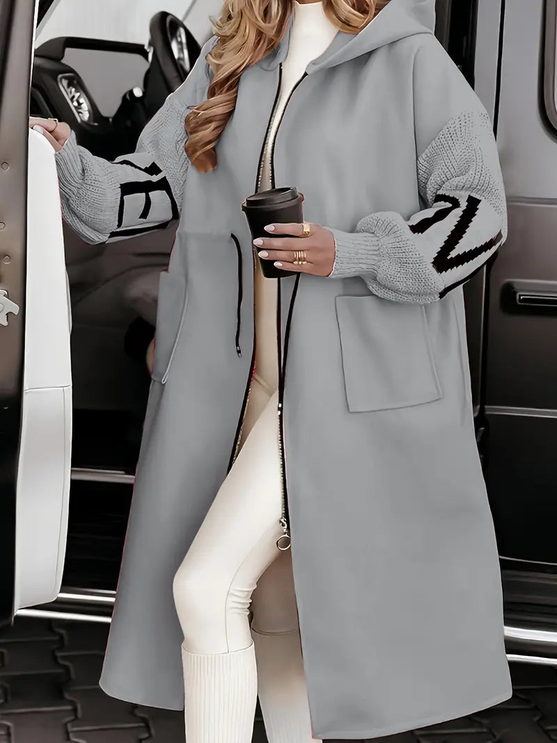 Arissa – Elegant Hooded Coatigan