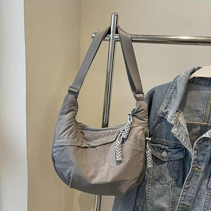 Elegant Nylon Shoulder Bag for Women