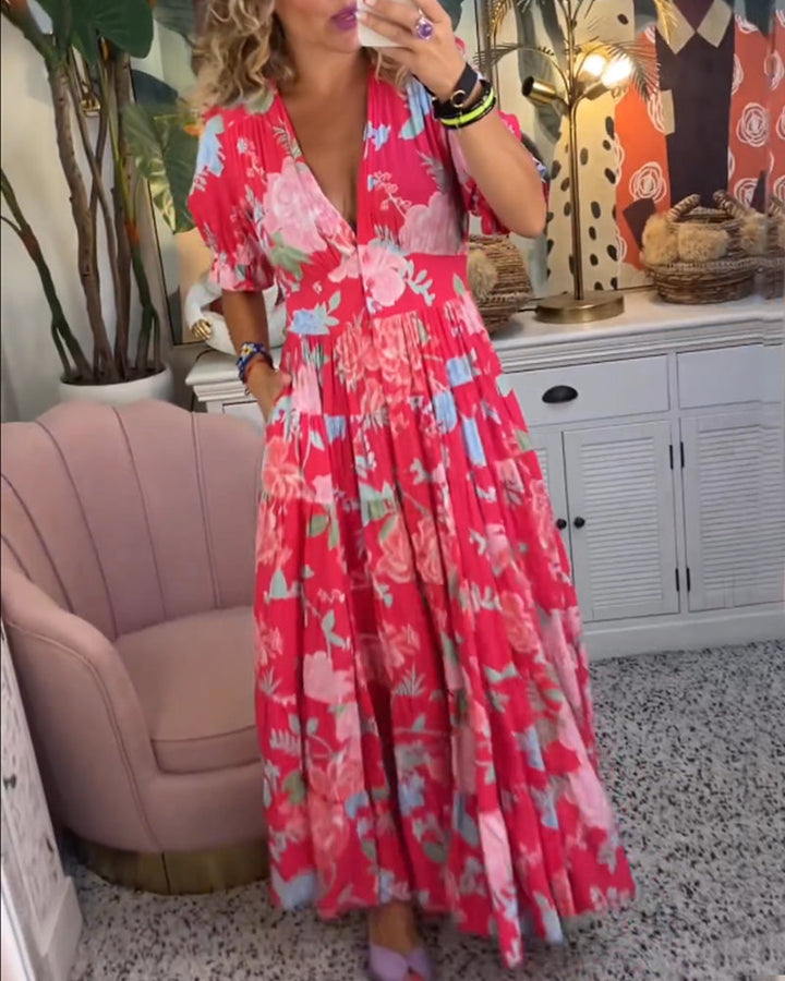 COLLEEN | ELEGANT VIBRANT DRESS