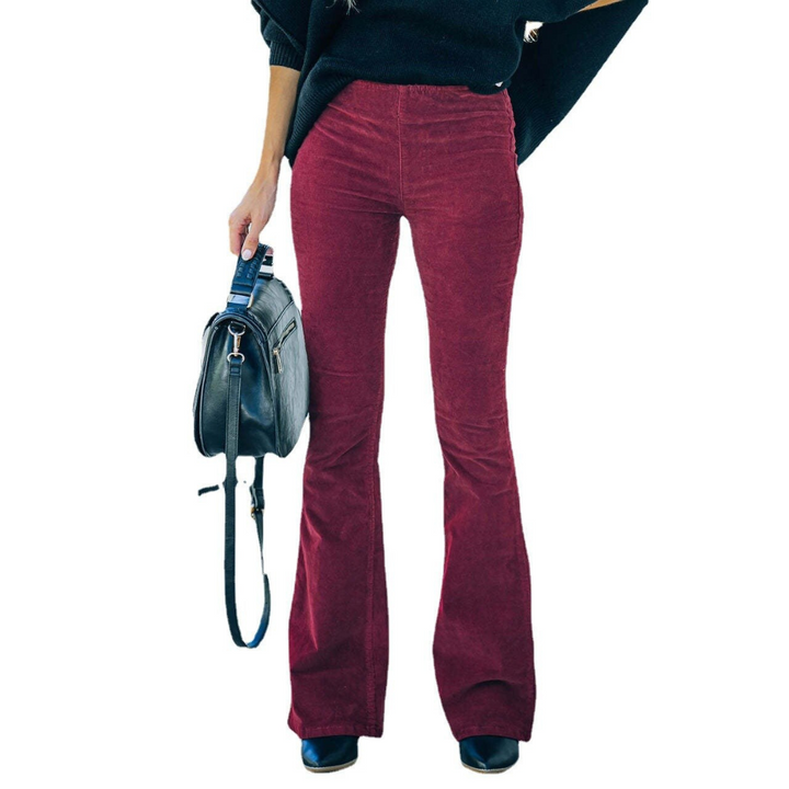 Danyca - Corduroy Flare Pants for Retro-Inspired Outfits