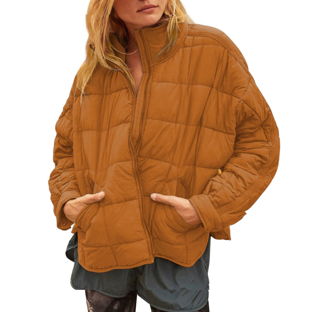 Isla – Lightweight Compact Zip Puffer Jacket