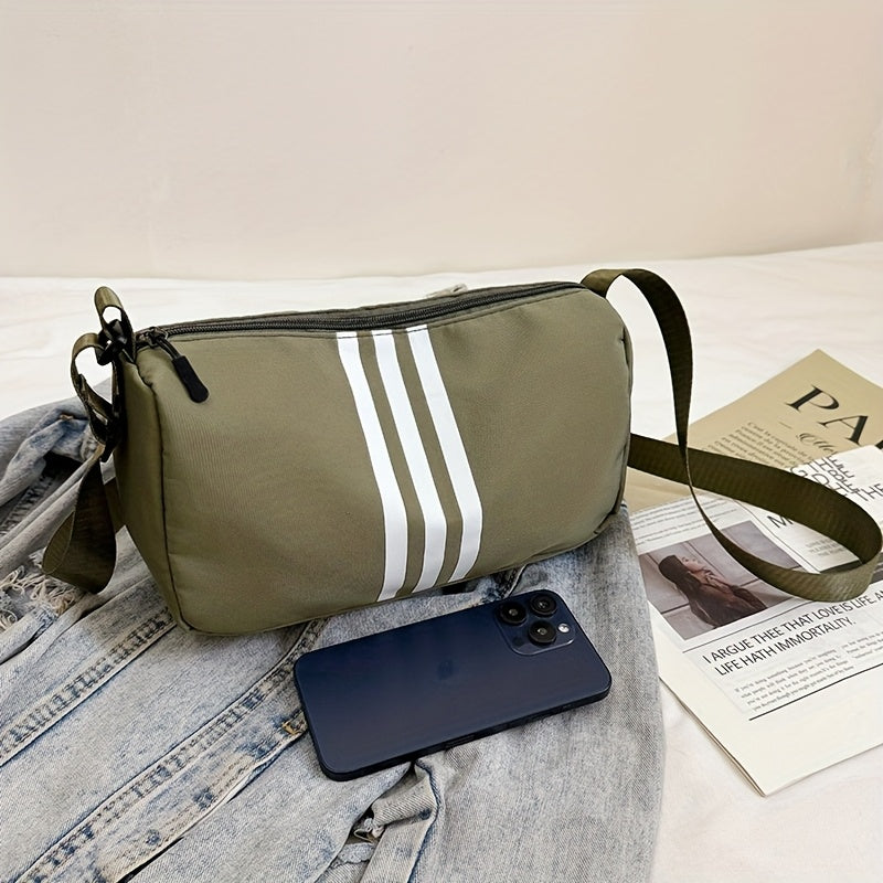 Women's Casual Striped Shoulder Bag